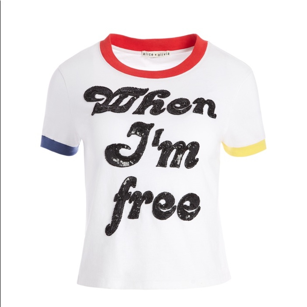 t-shirt alice and olivia